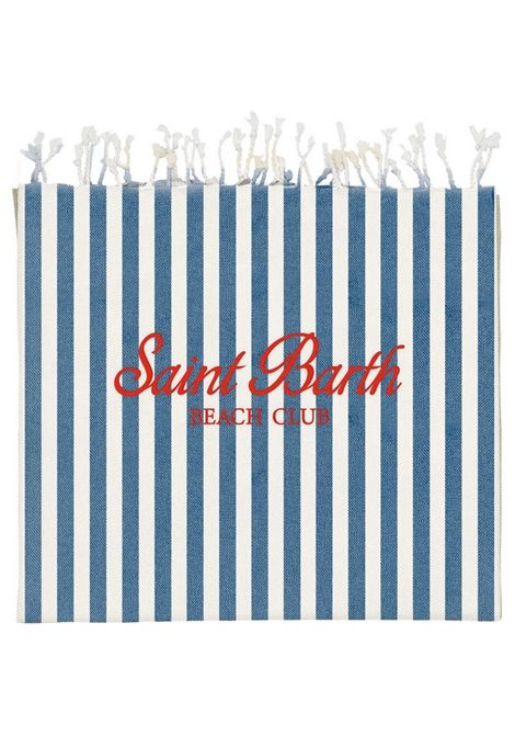 Telo mare con stampa SAINT BARTH | FOUL002 FOUTAS LIGHT02031H SB BEACH STRIPES V61